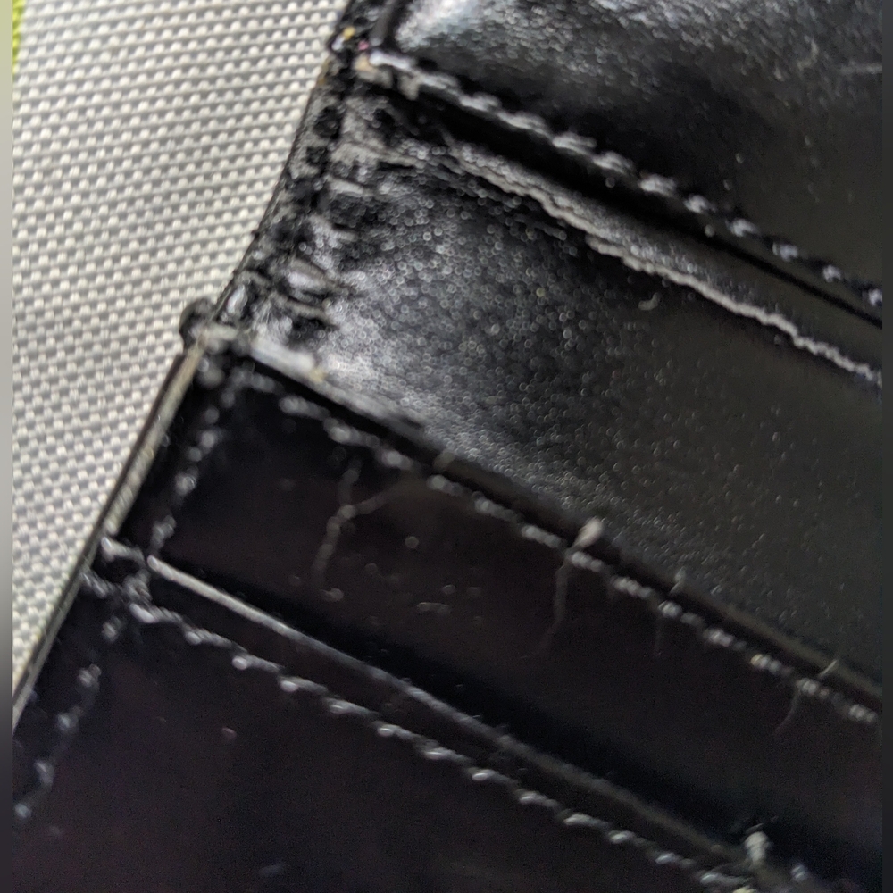 Kate Spade PROJECT Striped Foldover Wallet W/ Callouts For Rehab Or Repurpose - Picture 6 of 16